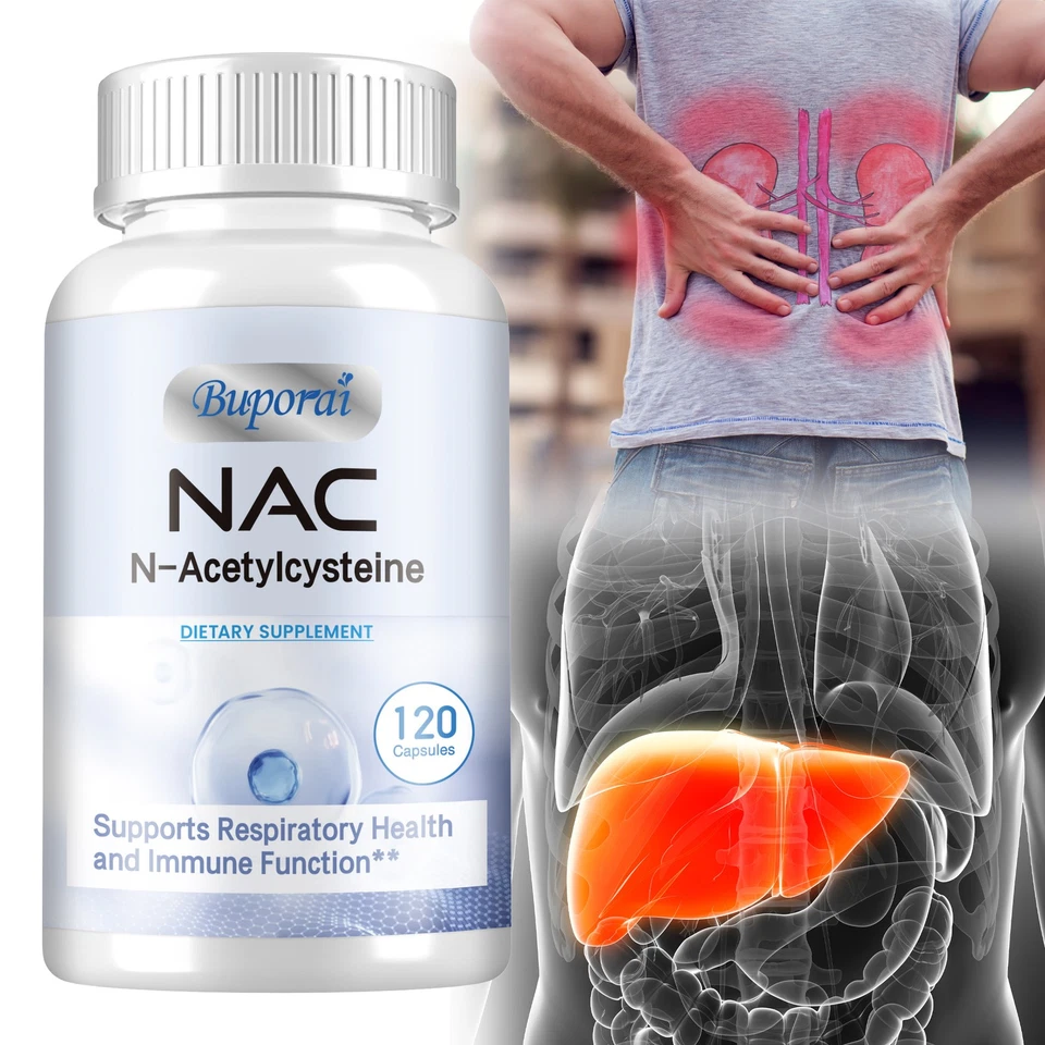 BUPORAI NAC N-Acetylcystein Unterstützt Die Antioxidative Entgiftung Von Leber Und Lunge