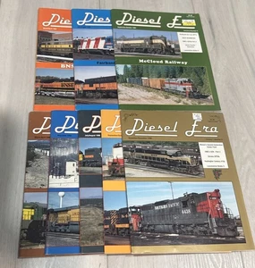 DIESEL ERA Trains Railroad Magazines 1996 1997 Set Of 8 - Picture 1 of 9