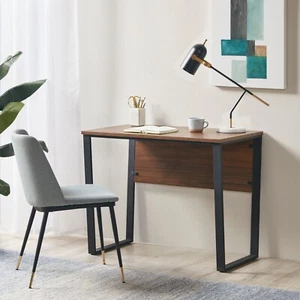 Wood/Metal Console Table Home Office Study Desk,Side Table Entryway Industrial - Picture 1 of 10