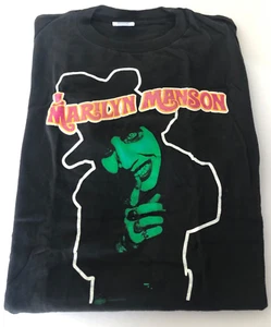Vtg Marilyn Manson 1995 Winterland Smell Like Children Dope Fiend Black Size XL - Picture 1 of 5