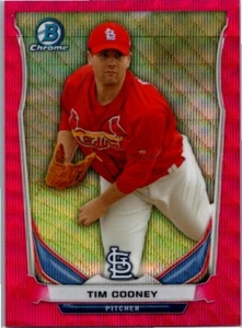 2014 Bowman Chrome #BCP42 Tim Cooney Prospects Pink Wave Refractors #/65 - Imagen 1 de 2