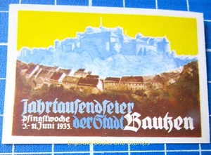 Cinderella - GERMANY 1933 - 1000-Jahrfeier BAUTZEN - b891 - Picture 1 of 1