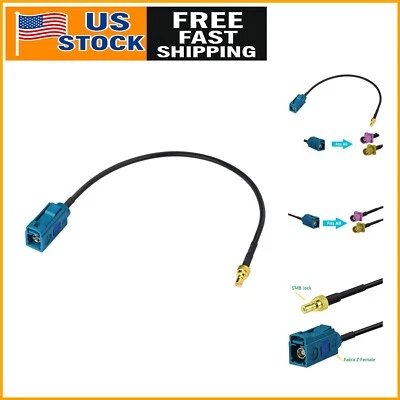 6 Inch Fakra Z to SMB Satellite Radio Adapter - Enhance Your In-Car Experience - Image 1 of 4