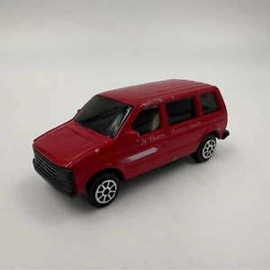 Vintage Road Champs 1987 Dodge Caravan Airport Shuttle pressofuso - Foto 1 di 4