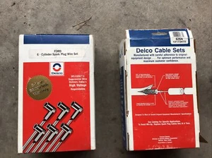 (2) 626N 12173472 DELCO IGNITION WIRES FOR FORD 6 CYL - Picture 1 of 6