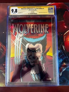 Wolverine Limited Series #1 Facsimile Foil Reprint CGC 9.8 Signed Frank Miller - Picture 1 of 3