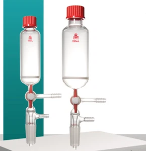 GL25 glass 50ml Solid phase Petide Synthesis Vessel with ptfe valve 24/40 - Picture 1 of 6