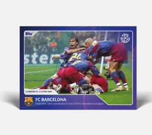 UEFA Champions League – Topps 30 Seasons Temporadas #53 - FC Barcelona wins UCL 