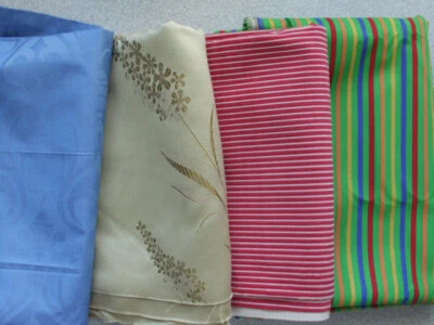 Stoffreste Stoffpaket Basteln Handarbeiten  - 4 verschiedene Stoffreste - Bild 1 von 4