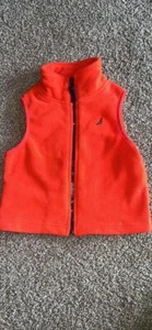 Nautica 18m Toddler Fleece Vest Orange Zip Up - Picture 1 of 3