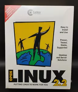 Open Linux 2.2 Official Operating System CALDERA Systems 2.2 Regular Full Kit - Picture 1 of 14