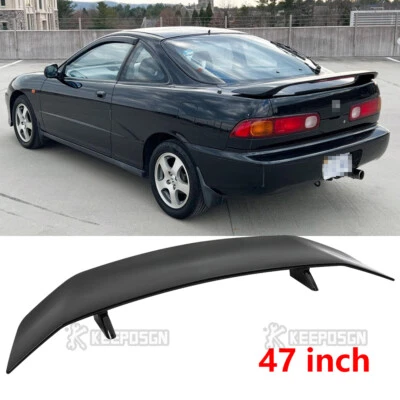 Spoiler traseiro de fibra de carbono 46" asa labial corrida para Acura Integra DC2 94-01 - Imagem 1 de 4