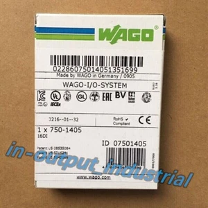 Nuevo En Caja WAGO 750-1405 16DI Módulo de E/S Entrada Digital de 16 Canales 24VDC 3ms WAGO - Imagen 1 de 3