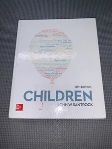 Children by John W. Santrock 13th Edition Hardcover Textbook College S94 - Picture 1 of 4