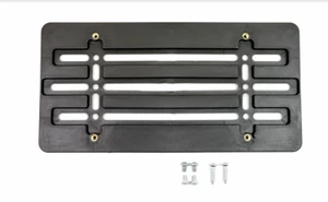 20 Universal License Plate Holder Mounting Relocator Adapter Bumper Kit Brackets - Picture 1 of 24
