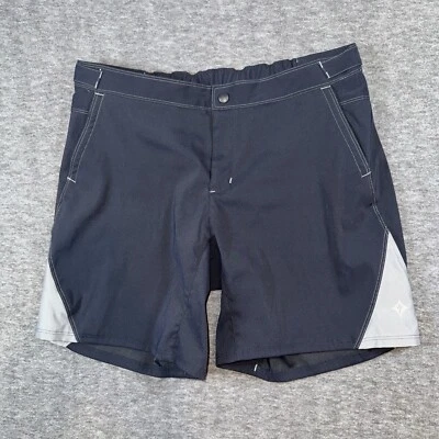 Pantalones cortos holgados y ajustados Specialized Cycling para mujer gamuza negro gris talla L Foto 1 de 4