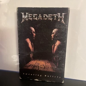 Megadeth - Sweating Bullets / Ashes in Your Mouth (Live) 1992 Cassette Single VG - Picture 1 of 7