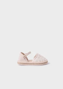 SCARPE ESPADRILLAS SANDALI NEONATA MAYORAL 41555 53 BEIGE ORIGINALE PE 2024 - Picture 1 of 4