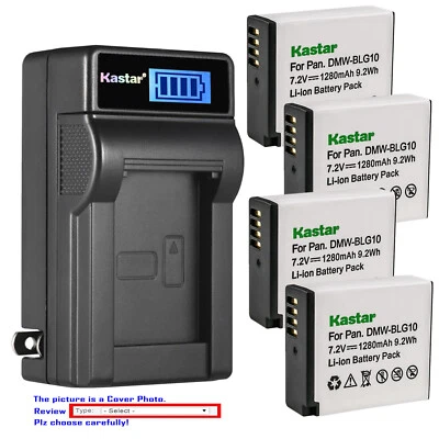 Cargador de pared LCD de batería Kastar para Leica BP-DC15 y Leica D-Lux 7 D-Lux7 C-Lux Foto 1 de 4