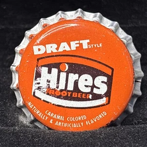 Vintage Hires Draft Root Beer Cork Back Bottle Cap Baker Bottling #572 - Picture 1 of 20