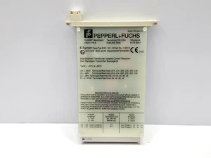 PEPPERL+FUCHS EGT-101-13 DUAL CHANNEL TRANSFORMER ISOLATED CURRENT REPEATER - Picture 1 of 17