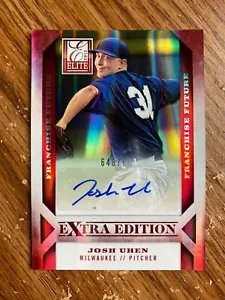 2013 Elite Extra Edition JOSH UHEN Franchise Future Auto 648/660 Brewers - Picture 1 of 1