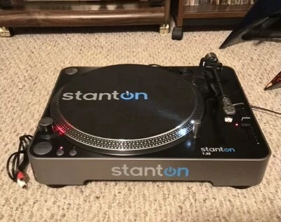 Stanton T.52x Professional DJ Turntable Belt Drive Record Vinyl Player - Image 1 of 2