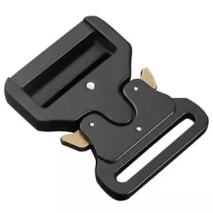 Metal Bag Backpack Strap Webbing Belt Quick Side Release Buckle Clip Clasp zz - Picture 1 of 8