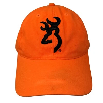 Sombrero Browning Strapback Naranja OSFA Ajustable Bordado Agujeros Ventilados 6 Paneles Foto 1 de 4