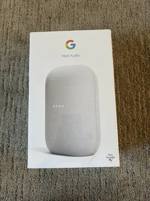 Google Nest Audio Smart Speaker - Chalk Brand New In Sealed Package - Image 1 of 4