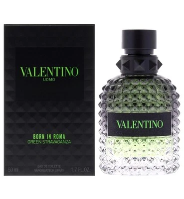VALENTINO UOMO BORN IN ROMA GREEN STRAVAGANZA 100mL Eau De Toilette Spray Men - image 1 of 4