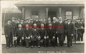 REAL PHOTO POSTCARD OF OAKDALE BOWLING CLUB, WALLASEY (NEAR BIRKENHEAD) CHESHIRE - Picture 1 of 2