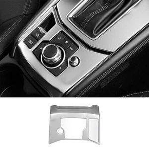 For Mazda CX-5 17-2024 Silver Steel Central Console Gear Shift Panel Cover Trim - Foto 1 di 7