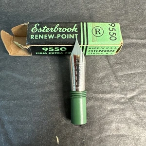 Esterbrook 9550 Firm Extra Fine Nib Renew Point Master Durachrome NEU NOS - Bild 1 von 13
