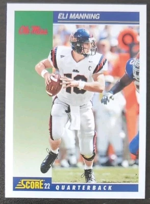 Eli Manning  #10 2022 Panini Chronicles Score Draft Picks Football Retro - Image 1 of 3