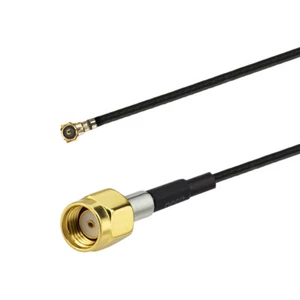 Câble RP-SMA mâle vers U.FL MHF4 Jumper 0,81 mm 30 cm pour carte PCI WIFI sans fil - Photo 1/4