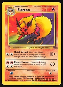 Flareon - 19/64 - Raro - Jungle Unlimited - Tarjeta Pokémon - Imagen 1 de 2