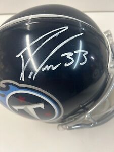 Dion Lewis signed Titans  Full Size Helmet With COA