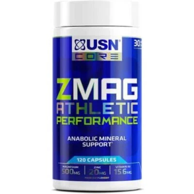 USN ZMAG Athletic 120 Capsules Power Muscle Growth Strength Testosterone Booster