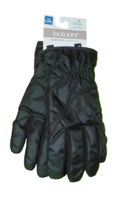 Guantes Isotoner Negros Eleekheat Grandes/XL Hombres Nuevos Foto 1 de 2