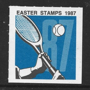 SOUTH AFRICA 1987 EASTER CHARITY TENNIS Cinderella Stamp 1v MNH - Picture 1 of 1