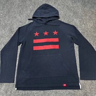 Sportiqe Whitetails Hoodie Mens Small Blue Pullover Sweatshirt Drawstring - Image 1 of 4