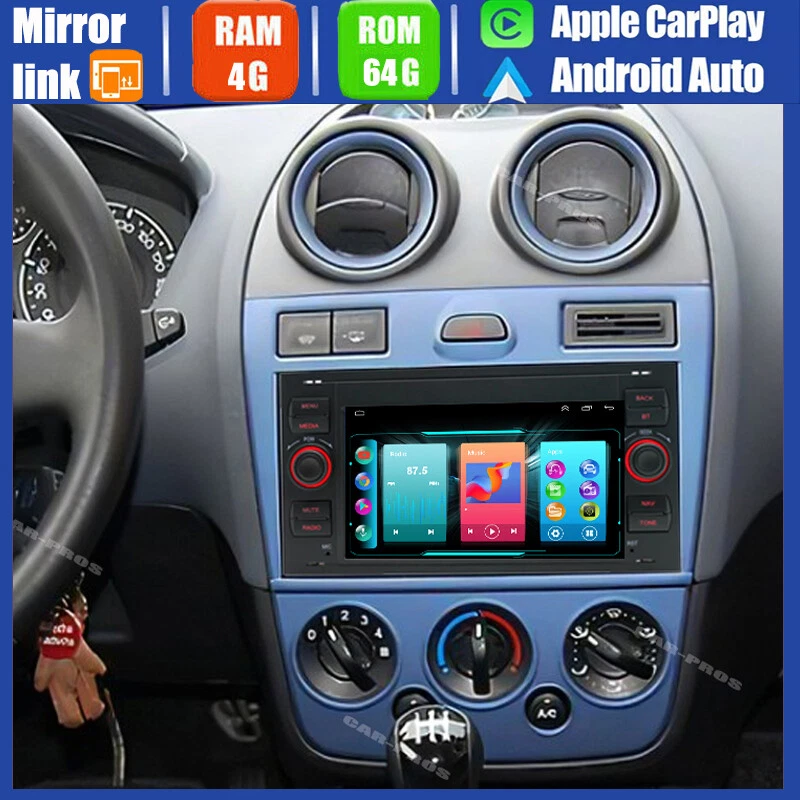 Android 13 For 2006-2008 Ford Fiesta Apple Carplay Car Stereo Radio GPS Nav WIFI - Image 1 of 4