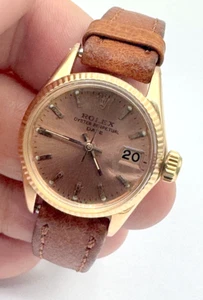 ROLEX DATEJUST AUTOMATIK 18K MASSIVES ROSEGOLD GEHÄUSE 6517 cal. 1966 1160 SERVICED - Bild 1 von 23