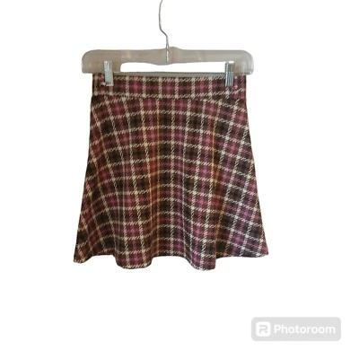 Falda a Cuadros Madden NYC Junior Marrón Y Rosa Talla S Foto 1 de 4