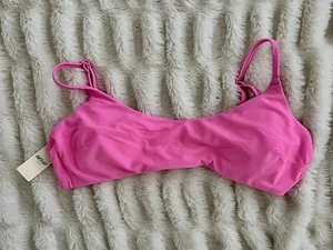 AERIE by American Eagle Outfitters Pink scoop bikini swim top size Medium NWT - Picture 1 of 1