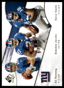 Auténtico SP 2009 #167 Eli Manning/Brandon Jacobs/Steve Smith - Imagen 1 de 2