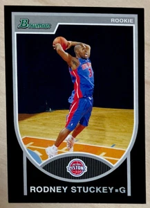 RODNEY STUCKEY RC - 2007-08 Bowman [1825/2999] #132 - DETROIT PISTONS - Picture 1 of 2