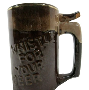 Vintage German Whistle Mug Whistle for Your Beer Ceramic College Barware - Picture 1 of 6