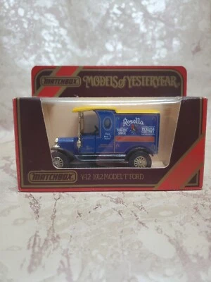 1987 MODELS OF YESTERYEAR Y12-3 1912 FORD ModelT "ROSELLA" issue1 - Image 1 of 4